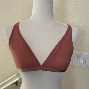 Parade Sexy Silky Mesh Plunge Bralette color Blush NWOT size XS